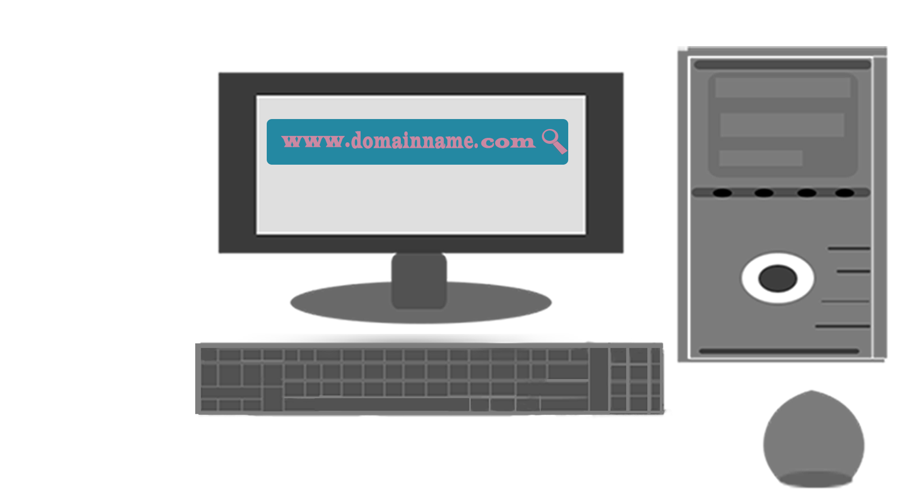 Computer domain registration